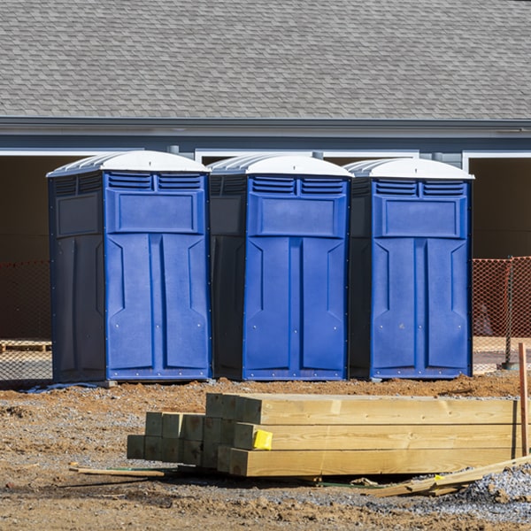 are there any restrictions on what items can be disposed of in the portable restrooms in Mandeville